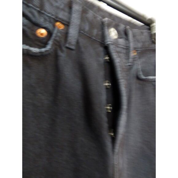 $395 Women's Levi's Redone 90s High Rise Ankle Crop Distressed Jeans 26 NEW - Picture 4 of 10